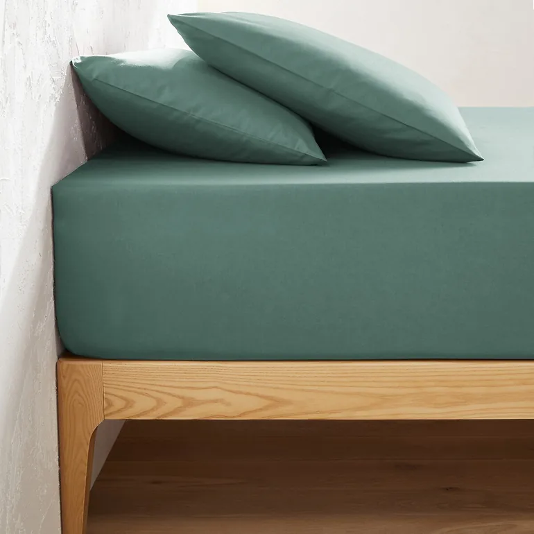 شرشف سرير قطن بحواف مطاطية - 2