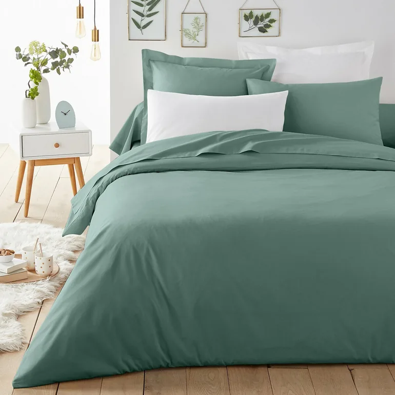 شرشف سرير قطن بحواف مطاطية - 1