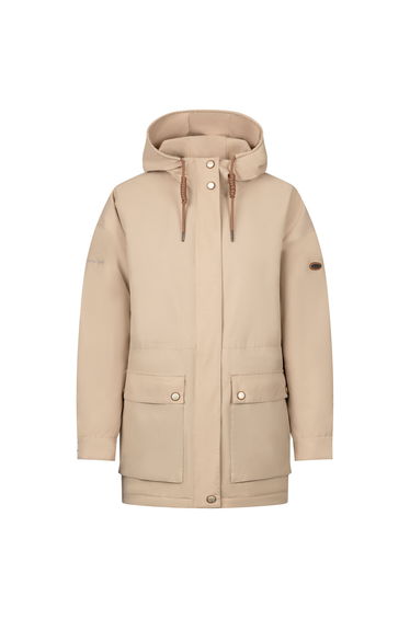 Trespass Womens/Ladies Sasser Waterproof Jacket - Light Sand