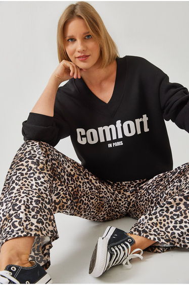 Women's Comfort Printed Sweatshirt