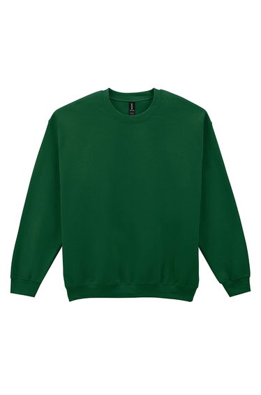Gildan Womens/Ladies Heavy Blend Sweatshirt - Fan Dark Green