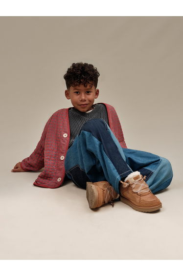 Kids Lowmel Trainers in Brown