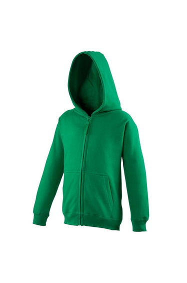 Awdis Kids Unisex Hooded Sweatshirt / Hoodie / Zoodie - Kelly Green