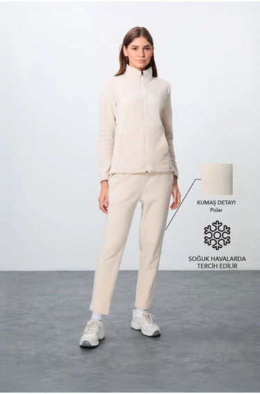 TOMMY Women's Long-Sleeve Zipper Tracksuit Set