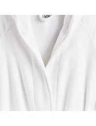 Velour Towelling Bathrobe - 5