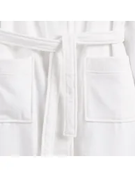 Velour Towelling Bathrobe - 4