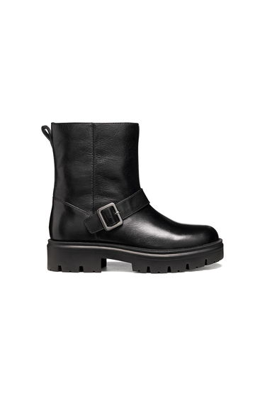 Klargena Leather Biker Boots