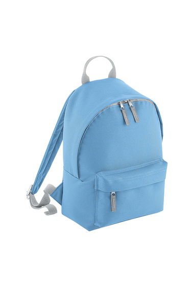 Bagbase Fashion Mini Backpack - Sky Blue/Light Grey