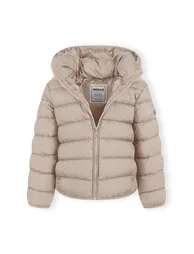 Girls Lightweight Padded Jacket with Detachable Hood - 2