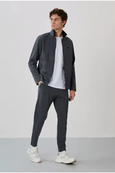 TOMMY Men's Zip-collar Sweatshirt And Pants Set