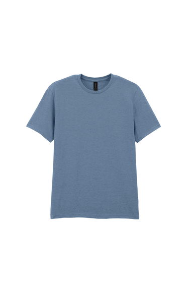Gildan Mens Short Sleeve Soft-Style T-Shirt - Stone Blue