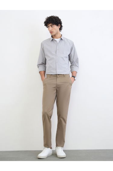 Men Regular Fit Checked Long Sleeve Shirt