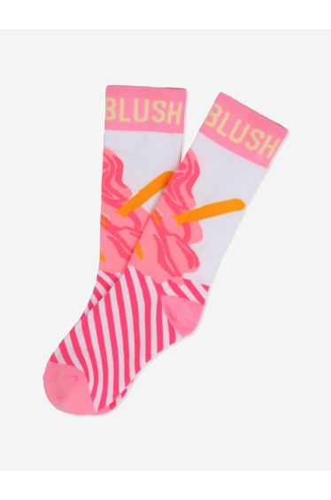 Billieblush Girls Ice Cream Socks in Pink