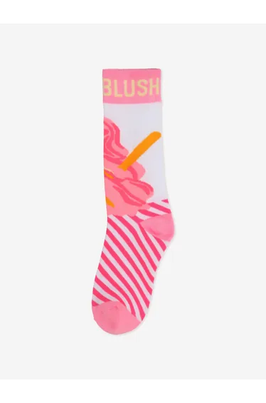 Billieblush Girls Ice Cream Socks in Pink