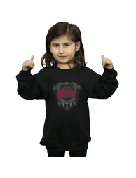 AC/DC Girls Black Ice With Red Sweatshirt - Black