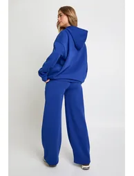 NY Applique Hoodie Tracksuit - cobalt - 1