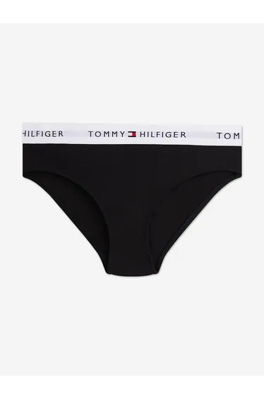 Tommy Hilfiger Girls 2 Pack Bikini Knickers Set in Black