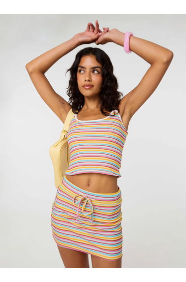 Multi Stripe Strappy Cami