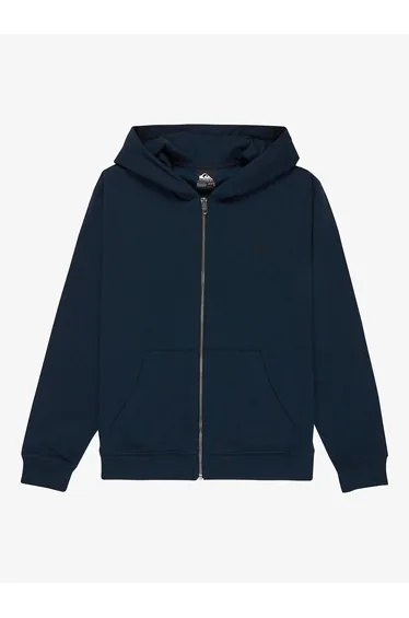 Fleece Zip-Up Hoodie with Embroidered Chest Logo
