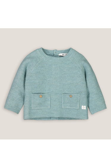 Crew Neck Jumper/Sweater in Fine Knit