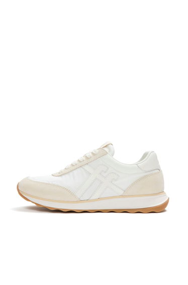 Retro-Q Ff Fabric/Suede Sneakers White