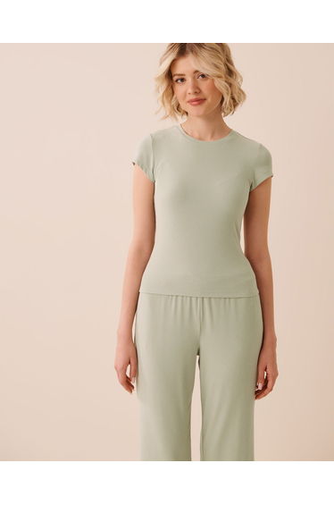 Ribbed Modal T-shirt