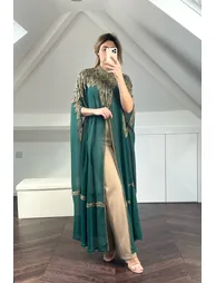 IMPERATRICE EMERALD GREEN KIMONO