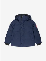 Kids Snowy Owl Parka in Navy