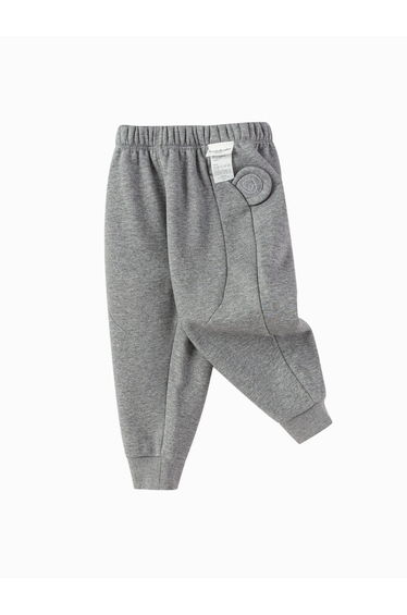 Unisex Sweatpants with Side Flower Applique