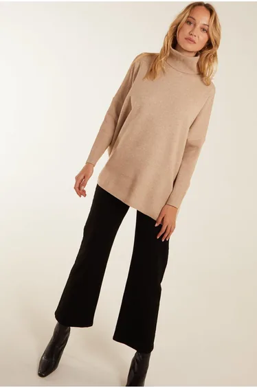 High Neck Boxy Jumper
