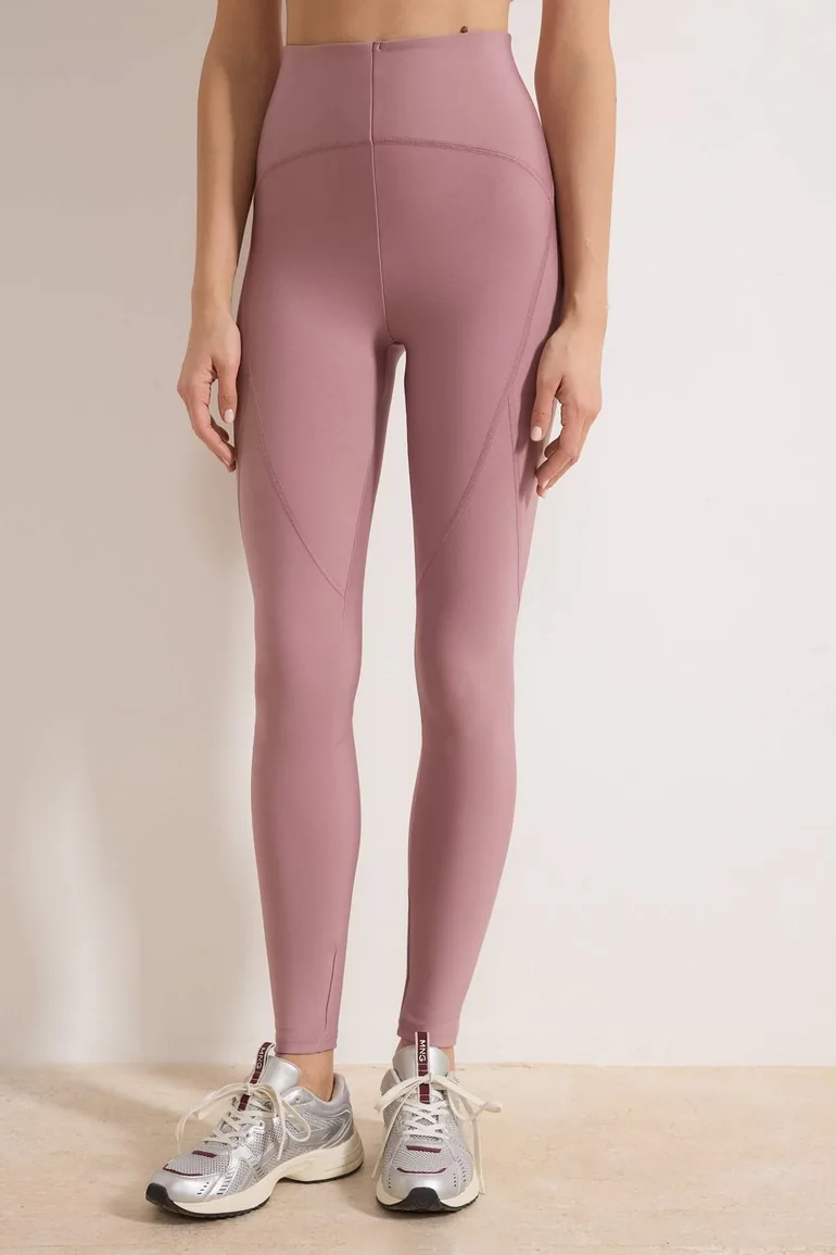 Dusty Rose Diver/Scuba Leggings Sports Leggings - 6