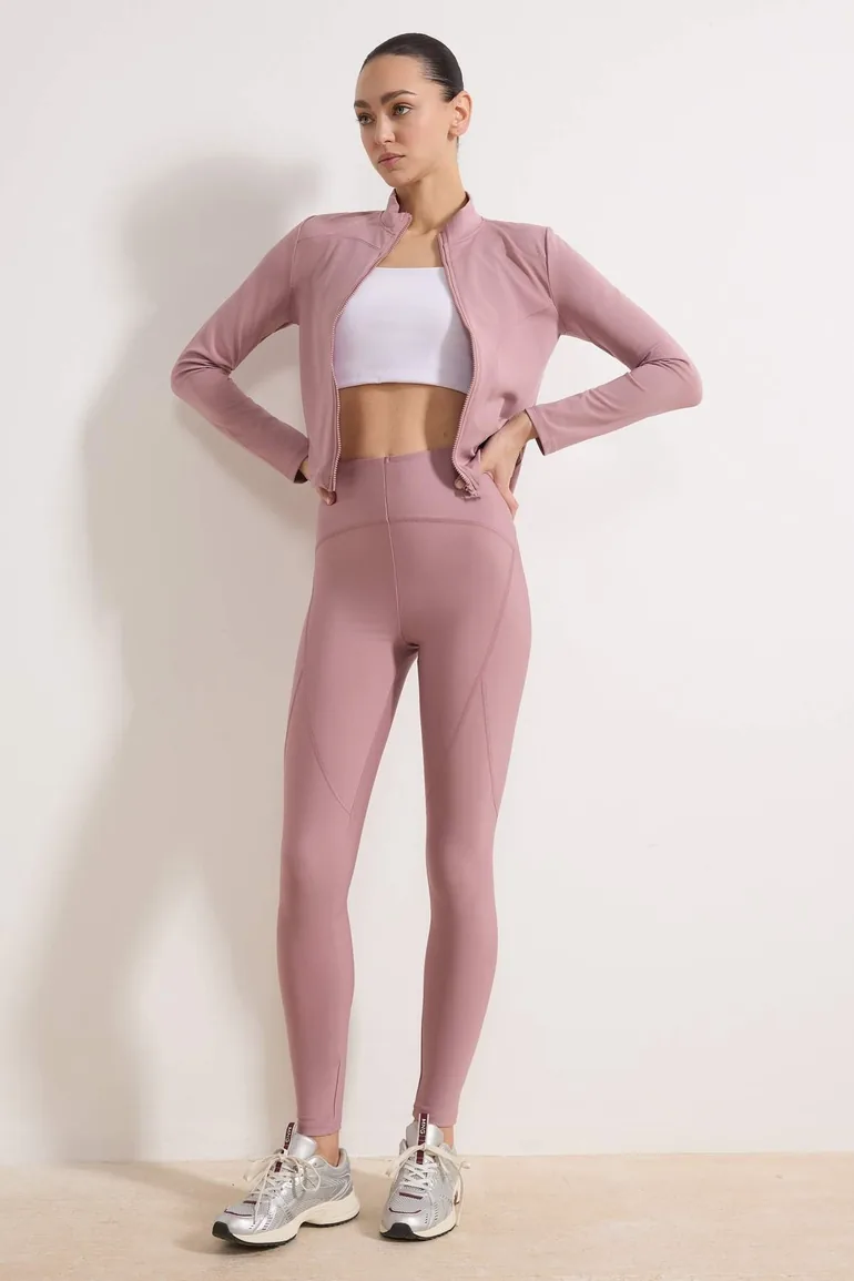 Dusty Rose Diver/Scuba Leggings Sports Leggings