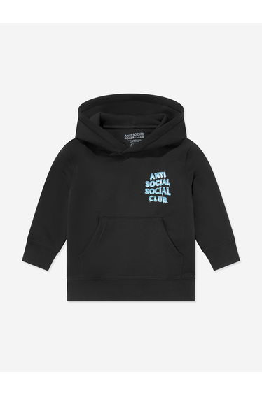 Anti Social Social Club Kids Icy Mind Games Hoodie in Black