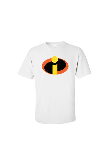 Incredibles Boys Logo Cotton T-Shirt - White
