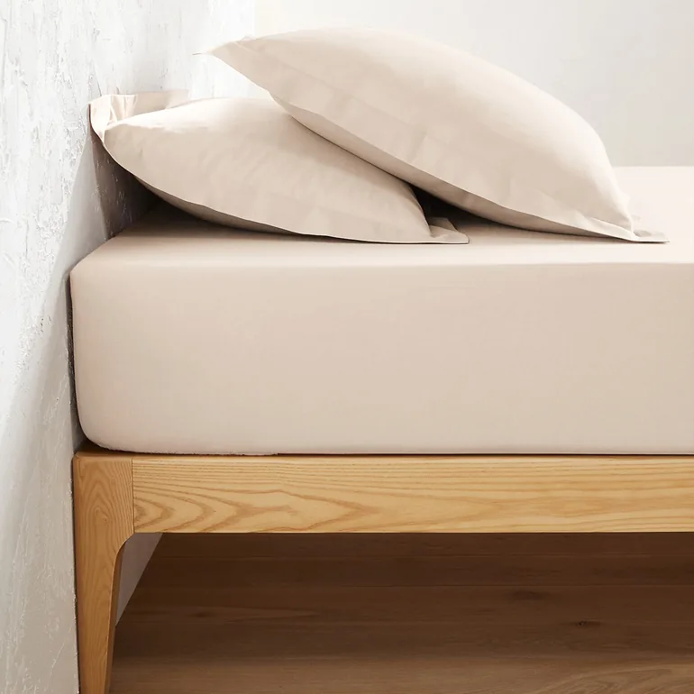 شرشف سرير قطن بحواف مطاطية بإرتفاع 25سم - 1