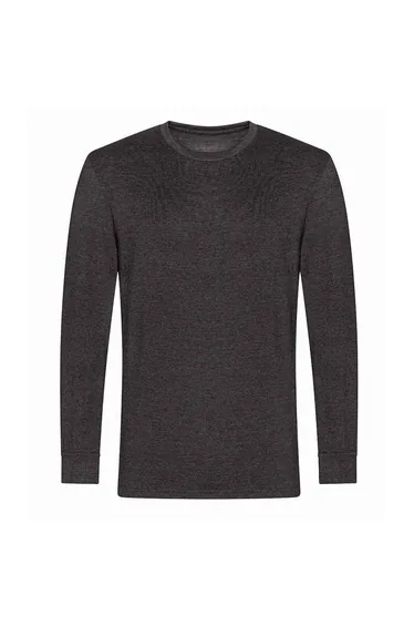 PRO RTX Mens Pro Long-Sleeved T-Shirt - Charcoal