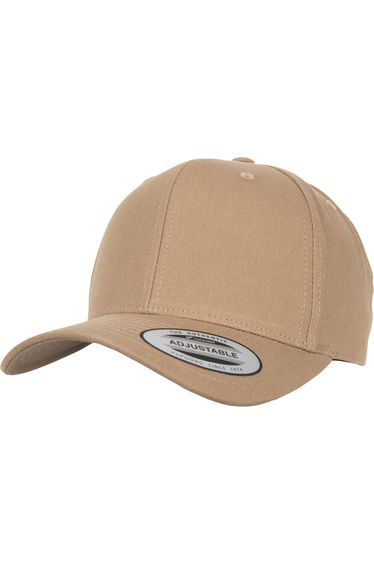 Flexfit By Yupoong 6 Panel Curved Metal Snap Cap - Croissant