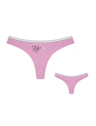 5-Pack Donella Women's Thong - Cotton - 2