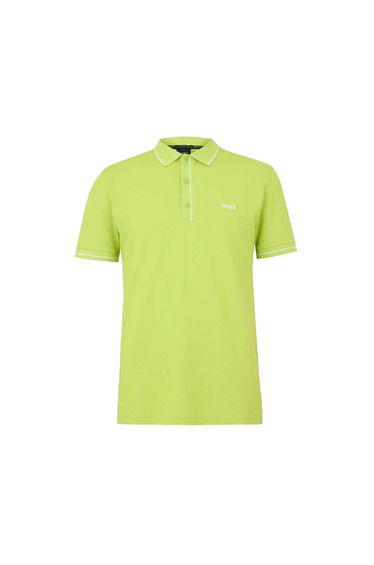 Boss Mens Paule Polo Shirt - Bright Green