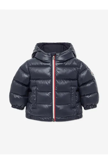 Baby Boys Down Padded New Aubert Jacket in Navy