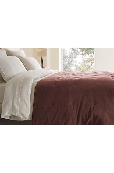Parma Quilt in Washed Cotton Velvet