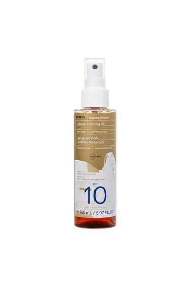 Korres Aegean Bronze Intense Bronzing Oil Face + Body SPF 10 150ml