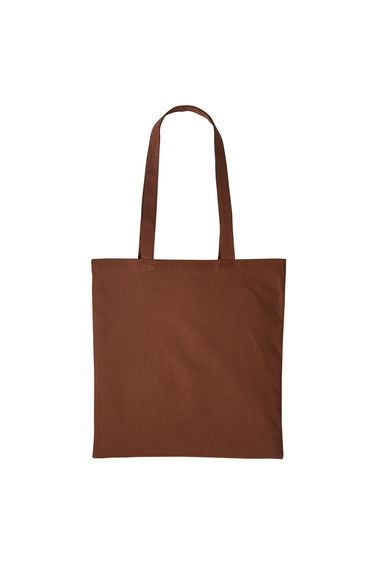 Nutshell Plain Strong Shoulder Shopper Bag - Dark Brown