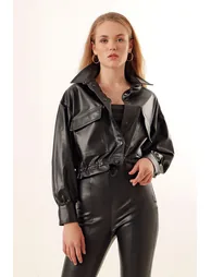 Jacket - Black - Regular fit