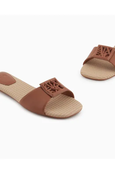 Ax Logo Sandal Tan