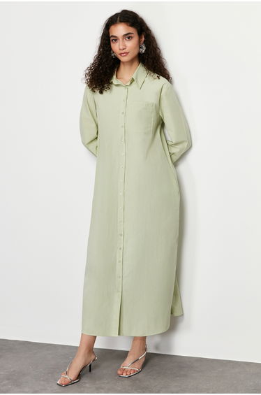 Light Khaki Unlined Plain Weave