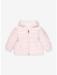 Baby Girls Down Padded Dalles Jacket in Pink