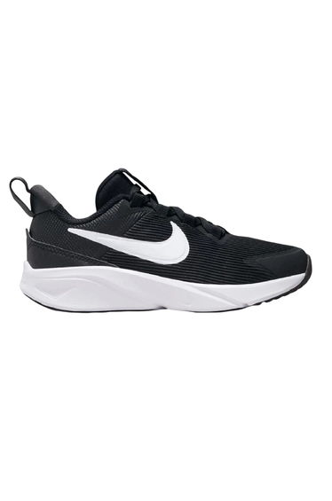 Nike Childrens/Kids Star Runner 4 Shoes - Black/White