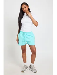 Cinched Waist Rugby Top - white - 2