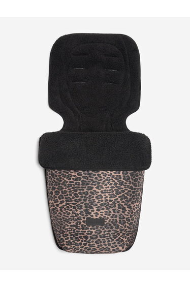 Baby Leopard Footmuff in Brown (90cm)